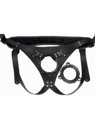 Пояс Hard Brutal для больших насадок - LOVETOY (А-Полимер) - купить с доставкой в Нижнем Новгороде