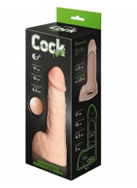 Телесный фаллоудлинитель с мошонкой Cock Next - 17 см. - LOVETOY (А-Полимер) - в Нижнем Новгороде купить с доставкой