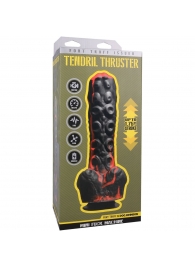 Черно-красная мини-машина на присоске Tendril Thruster - 21,6 см. - Doc Johnson - купить с доставкой в Нижнем Новгороде