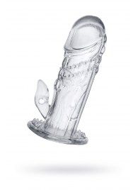 Прозрачная насадка на пенис Uco - 13 см. - A-toys - в Нижнем Новгороде купить с доставкой