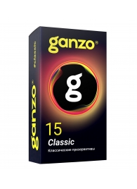 Классические презервативы с обильной смазкой Ganzo Classic - 15 шт. - Ganzo - купить с доставкой в Нижнем Новгороде