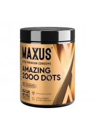 Точечные презервативы MAXUS 2000 Amazing Dots с железным кейсом - 12 шт. - Maxus - купить с доставкой в Нижнем Новгороде