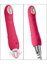 Малиновая насадка на душ с вибрацией Showers to orgasm - 20,1 см. - Orion - купить с доставкой в Нижнем Новгороде