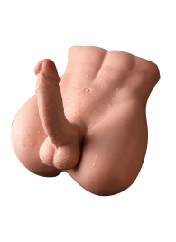 Телесный мужской торс с вибрацией и возвратно-поступательными движениями Bartlett - SHEQU купить в Нижнем Новгороде с доставкой в Orgasmix.ru Телесный мужской торс с вибрацией и возвратно-поступательными движениями Bartlett - SHEQU