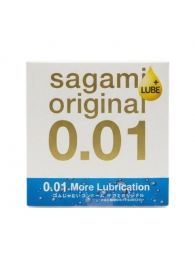 Увлажнённый презерватив Sagami Original 0.01 Extra Lub - 1 шт. - Sagami - купить с доставкой в Нижнем Новгороде