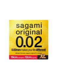 Презерватив увеличенного размера Sagami Original 0.02 XL-size - 1 шт. - Sagami - купить с доставкой в Нижнем Новгороде