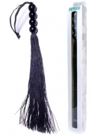 Черная силиконовая плеть - 37 см. - Boys of Toys - купить с доставкой в Нижнем Новгороде