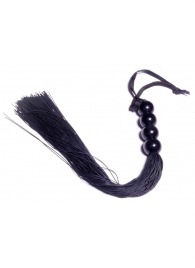 Черная силиконовая плеть - 37 см. - Boys of Toys - купить с доставкой в Нижнем Новгороде