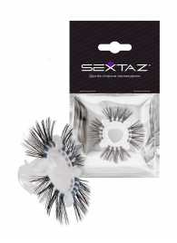 Эластичное эрекционное кольцо с черными «ресничками» - Sextaz - в Нижнем Новгороде купить с доставкой