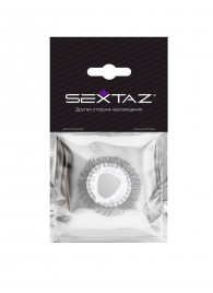 Эластичное эрекционное кольцо с длинными черными «ресничками» - Sextaz - в Нижнем Новгороде купить с доставкой