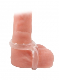 Прозрачное двойное эрекционное кольцо - Sex Expert - в Нижнем Новгороде купить с доставкой