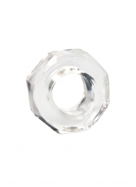 Прозрачное эрекционное кольцо в форме гайки - Sex Expert - в Нижнем Новгороде купить с доставкой