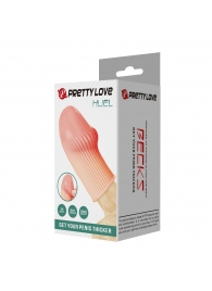 Телесная насадка на пенис Huel - 9 см. - Baile - в Нижнем Новгороде купить с доставкой