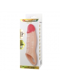 Телесная удлиняющая насадка на пенис Darnel - Baile - в Нижнем Новгороде купить с доставкой