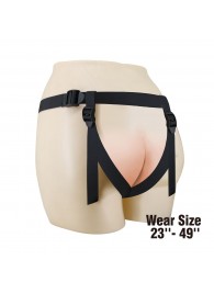 Черные трусики харнесс с платформой Caludio I - Baile - купить с доставкой в Нижнем Новгороде