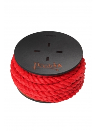 Красная веревка для шибари на катушке - 5 м. - Pecado - купить с доставкой в Нижнем Новгороде
