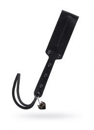 Черный кожаный пэддл - 32 см. - Pecado - купить с доставкой в Нижнем Новгороде