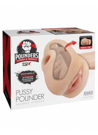 Телесный мастурбатор-вагина Pussy Pounder Squeeze Stroker - Pipedream - в Нижнем Новгороде купить с доставкой