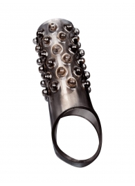 Дымчатая насадка на пенис с выпуклостями - 12 см. - Sex Expert - в Нижнем Новгороде купить с доставкой