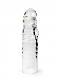 Прозрачная закрытая насадка на член - 15 см. - Sex Expert - в Нижнем Новгороде купить с доставкой