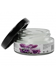 Массажная свеча «Сирень» - 50 мл. - SGAN - купить с доставкой в Нижнем Новгороде