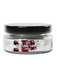 Массажная свеча «Спелая вишня» - 50 мл. - SGAN - купить с доставкой в Нижнем Новгороде