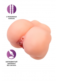 Реалистичный мастурбатор в форме попки с 2 любовными входами - No Name - в Нижнем Новгороде купить с доставкой