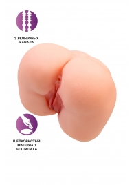 Реалистичный мастурбатор-попка с 2 любовными входами - No Name - в Нижнем Новгороде купить с доставкой