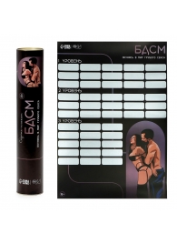 Плакат для двоих со скретч-слоем «БДСМ» - Сима-Ленд - купить с доставкой в Нижнем Новгороде