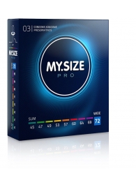 Презервативы MY.SIZE размер 72 - 3 шт. - My.Size - купить с доставкой в Нижнем Новгороде