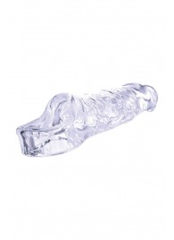 Прозрачная насадка-удлинитель Length Enhancer с подхватом - 16 см. - NMC - в Нижнем Новгороде купить с доставкой