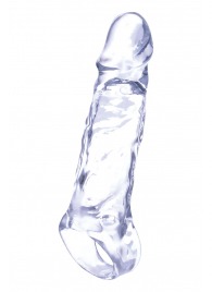 Прозрачная насадка-удлинитель Length Enhancer с подхватом - 16 см. - NMC - в Нижнем Новгороде купить с доставкой