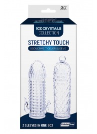Набор из 2 прозрачных насадок на член Seductive Tickler Sleeves Set - NMC - в Нижнем Новгороде купить с доставкой