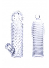 Набор из 2 прозрачных насадок на член Seductive Tickler Sleeves - NMC - в Нижнем Новгороде купить с доставкой