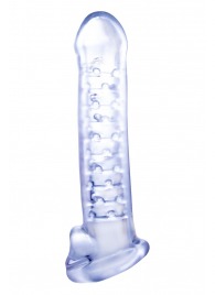 Прозрачная насадка-удлинитель Stretchy Touch - 18 см. - NMC - в Нижнем Новгороде купить с доставкой