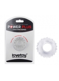 Прозрачное эрекционное кольцо Power Plus - Lovetoy - #SOTBIT_REGIONS_UF_V_REGION_NAME# купить с доставкой