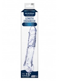 Прозрачная насадка-удлинитель Length Enhancer с подхватом - 22,3 см. - NMC - в Нижнем Новгороде купить с доставкой