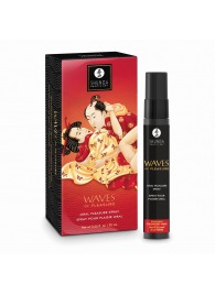 Оральный спрей Waves of Pleasure с ароматом клубники и шампанского - 20 мл. - Shunga - купить с доставкой в Нижнем Новгороде