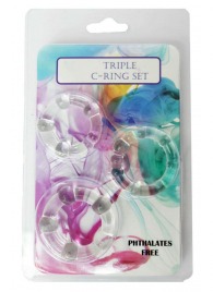 Набор из 3 эрекционных прозрачных колец - Boys of Toys - в Нижнем Новгороде купить с доставкой
