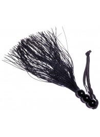 Черная силиконовая плетка - 25,4 см. - Boys of Toys - купить с доставкой в Нижнем Новгороде