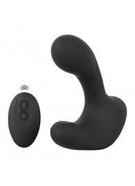 Черная анальная вибропробка с функцией расширения RC Butt Plug with 3 functions - Orion - в Нижнем Новгороде купить с доставкой