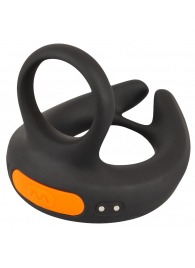 Черный вибростимулятор мошонки RC Scrotum Stimulator with Vibration - Orion - в Нижнем Новгороде купить с доставкой