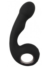 Черный силиконовый вибратор G   P-Spot Vibrator - 16,8 см. - Orion