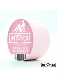 Розовый скотч для фиксации Non-Sticky Bondage Tape - 15 м. - Intoyou - купить с доставкой в Нижнем Новгороде