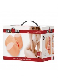 Телесный мастурбатор Liora с 2 любовными тоннелями - Baile - в Нижнем Новгороде купить с доставкой