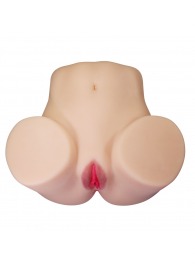 Телесный мастурбатор Julia с 2 любовными каналами - Baile - в Нижнем Новгороде купить с доставкой