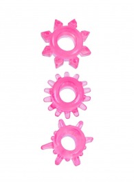 Комплект из трех розовых эрекционных колец - Erowoman-Eroman - в Нижнем Новгороде купить с доставкой