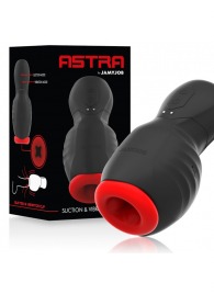 Черно-красный мастурбатор с вибрацией и всасыванием - JAMYJOB - в Нижнем Новгороде купить с доставкой