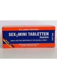 Возбуждающие таблетки для женщин Sex-Mini-Tabletten feminin - 30 таблеток (100 мг.) - Milan Arzneimittel GmbH - купить с доставкой в Нижнем Новгороде