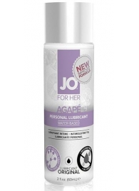 Лубрикант на водной основе для женщин JO AGAPE LUBRICANT ORIGINAL - 60 мл. - System JO - купить с доставкой в Нижнем Новгороде